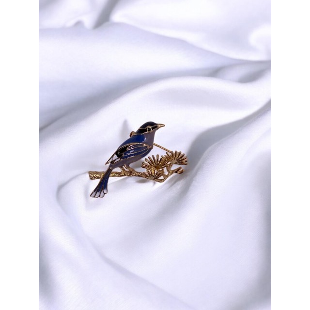 Kuş Detaylı Broş Kuş Detaylı Broş