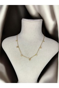 Çelik Minik Kalp Figürlü Zarif Charmlı Kadın Kolye Çelik Minik Kalp Figürlü Zarif Charmlı Kadın Kolye