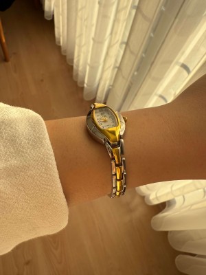 Kadın İnce Kordonlu Vintage Metal Kasa Minimal Kol Saati 20