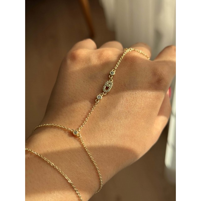 Messika Çelik Gold Zarif Şahmeran