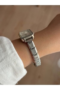 Beyaz Kadran Çelik Gümüş Kordon Nomination Kadın Kol Saati - 49 Beyaz Kadran Çelik Gümüş Kordon Nomination Kadın Kol Saati - 49