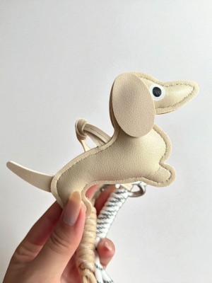 Köpek Figürlü Çanta Charmı, Aksesuar, Anahtarlık, Çanta Süsü