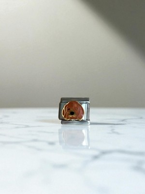 Köpek Desenli İtalyan Bileklik Uyumlu Charm