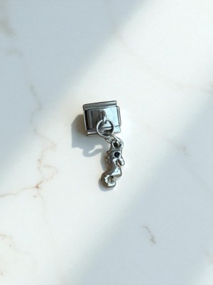 Deniz Atı Figürlü Sallantılı İtalyan Bileklik Uyumlu Charm